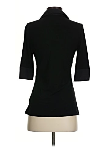 White House Black Market 3/4 Sleeve Button-Down Shirt (view 2)