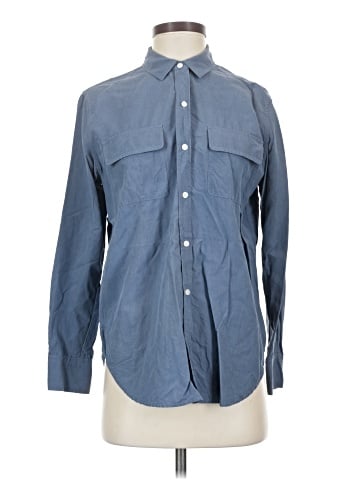 Everlane Long Sleeve Silk Top (view 1)
