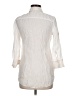 Theory Ivory 3/4 Sleeve Button-Down Shirt Size M - photo 2