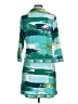 BCBGMAXAZRIA Green Casual Dress Size L - photo 2