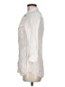 Theory Ivory 3/4 Sleeve Button-Down Shirt Size M - photo 5