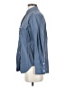 Everlane 100% Silk Blue Long Sleeve Silk Top Size 4 - photo 5