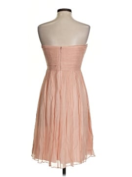 j crew pink strapless dress J. Crew pink cotton seersucker strapless short mini dress womens size s small 4