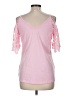 Unbranded Pink 3/4 Sleeve T-Shirt Size M - photo 2