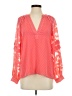 Vince Camuto 100% Polyester Pink 3/4 Sleeve Blouse Size S - photo 1