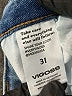 Vigoss Hearts Blue Jeans Size 31 waist - photo 8