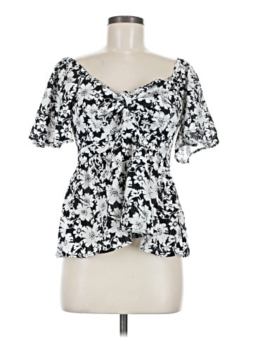 Ann Taylor LOFT Short Sleeve Blouse (view 1)