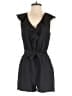 BCBGeneration 100% Polyester Solid Black Romper Size S - photo 1