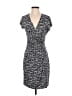 Laundry by Design Print Gray Casual Dress Size 6 - photo 1