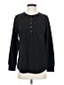 Unbranded Black Long Sleeve Henley Size S - photo 1