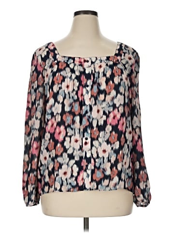 Ann Taylor LOFT Outlet 3/4 Sleeve Blouse (view 1)