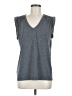 Ann Taylor LOFT Gray Sleeveless Top Size M - photo 1