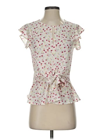 E&M Collection Short Sleeve Blouse (view 1)