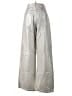 Zara Metallic Silver Casual Pants Size 6 - photo 2