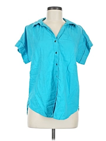Caslon Short Sleeve Blouse (view 1)