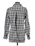 Grayson 100% Cotton Checkered-gingham Gray Long Sleeve Button-Down Shirt Size Sm (2) - photo 2