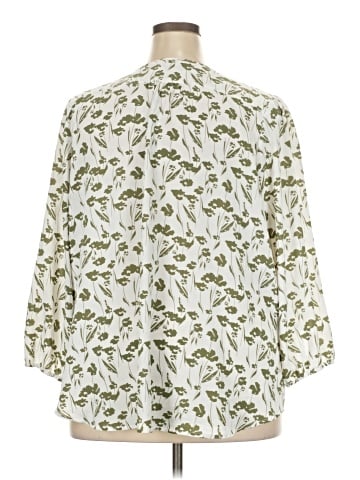 Monday Fun 3/4 Sleeve Blouse (view 2)