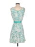 Studio One Paisley Teal Cocktail Dress Size 6 - photo 2