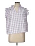 Karlie 100% Polyester Purple Sleeveless Blouse Size L - photo 1
