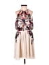 Bebe 100% Polyester Floral Ivory Casual Dress Size XS - photo 1