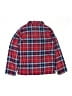 Lands' End 100% Polyester Plaid Red Long Sleeve Button-Down Shirt Size 8 - photo 2