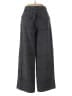 Theory 100% Silk Chevron-herringbone Gray Silk Pants Size 6 - photo 2