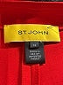St. John Solid Red Casual Pants Size 14 - photo 4