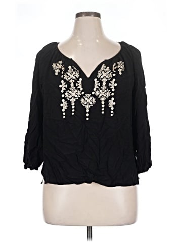 Karen Kane 3/4 Sleeve Blouse (view 1)