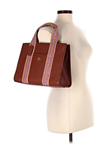 Coach Leather Tote (view 2)