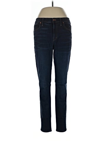 Madewell 9" Mid-Rise Skinny Jeans in Larkspur Wash: TENCEL&trade; Denim Edition (view 1)