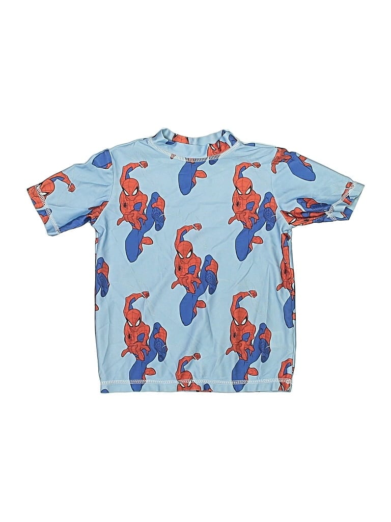 Click to view more detailed imagery on our partner's website Pre-owned Marvel Kids' Rash Guard In Blue