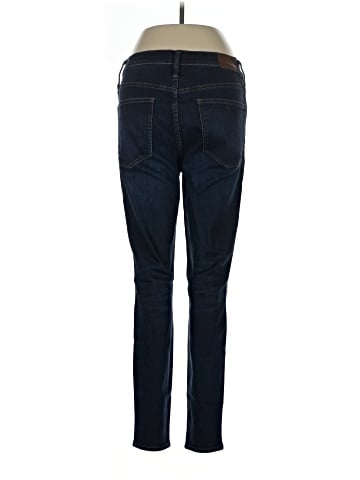 Madewell 9" Mid-Rise Skinny Jeans in Larkspur Wash: TENCEL&trade; Denim Edition (view 2)