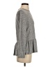 Gaze Gray Long Sleeve Top Size S - photo 4