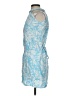 Escapada Tropical Blue Cocktail Dress Size S - photo 5