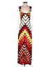 ECI Graphic Red Casual Dress Size S - photo 1