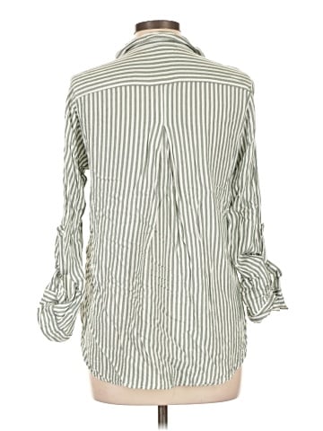 Velvet Heart 3/4 Sleeve Button-Down Shirt (view 2)