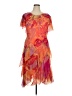 New Directions 100% Polyester Tie-dye Orange Cocktail Dress Size 16 - photo 1