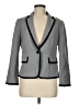 Ann Taylor Chevron-herringbone Gray Blazer Size 8 - photo 1