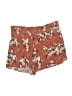 American Eagle Outfitters 100% Viscose Floral Orange Shorts Size M - photo 1
