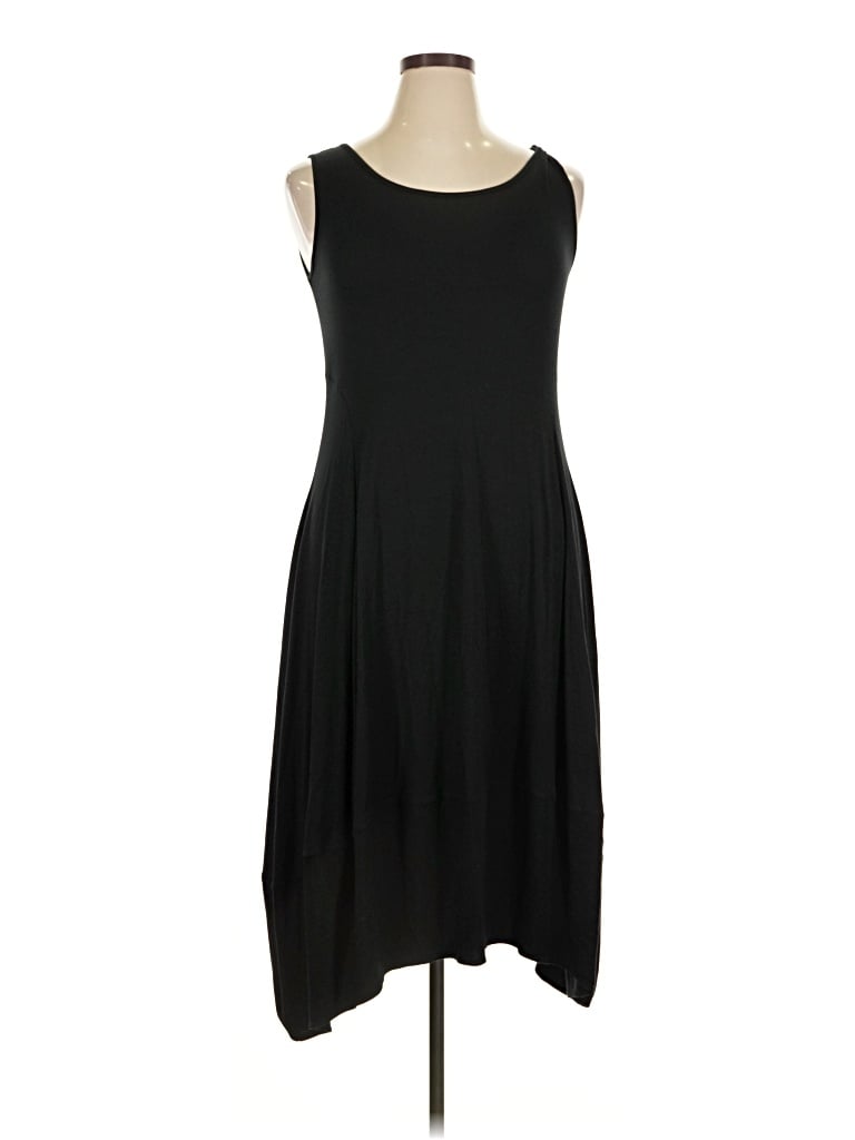 Pre-owned Comfy Usa Casual Dress In Black