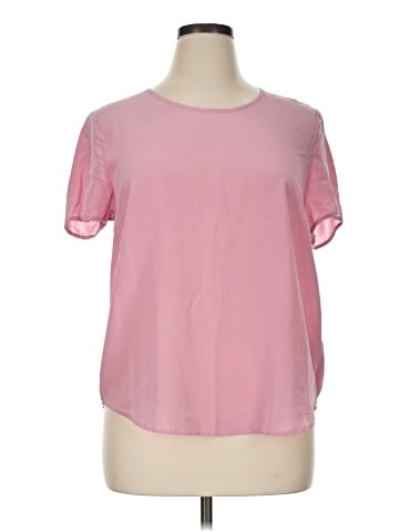J.Crew Short Sleeve Silk Top (view 1)