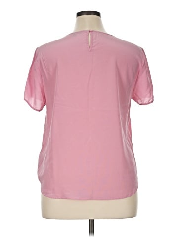 J.Crew Short Sleeve Silk Top (view 2)