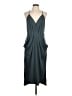 BCBGeneration Solid Teal Cocktail Dress Size L - photo 1