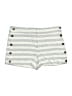 Ann Taylor LOFT 100% Cotton Stripes Gray Shorts Size 14 - photo 1