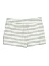 Ann Taylor LOFT 100% Cotton Stripes Gray Shorts Size 14 - photo 2