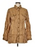 Notations Brown Long Sleeve Blouse Size M - photo 1