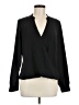 Just Fab Black Long Sleeve Blouse Size M - photo 1