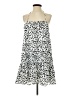 Madison 100% Polyester Animal Print White Casual Dress Size M - photo 1