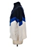 Lou & Grey 100% Cotton Color Block Blue Turtleneck Sweater Size S - photo 5