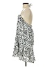 Madison 100% Polyester Animal Print White Casual Dress Size M - photo 5